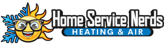 Home Service Nerds heating and air logo