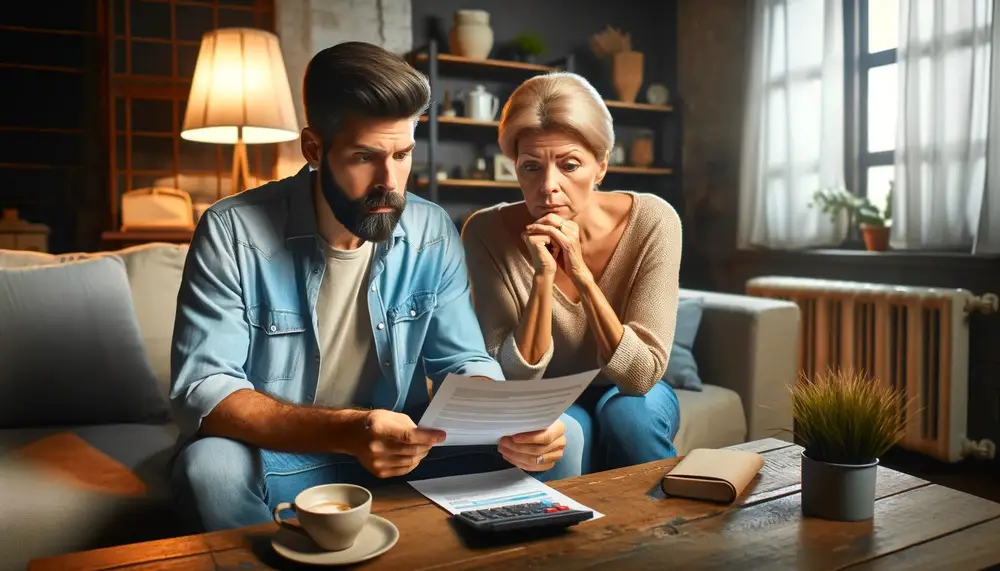 family checking hvac rebate for upgrade