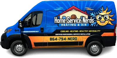 Home Service Nerds Van - Cooling - Greenville